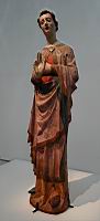 Statue, Ange de l'Annonciation (de Lupo di Francesco, Pise, 1320-1330, Bois, polychromie)(1)